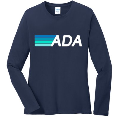 Cardano ADA Cryptocurrency Ladies Long Sleeve Shirt