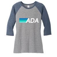 Cardano ADA Cryptocurrency Women's Tri-Blend 3/4-Sleeve Raglan Shirt