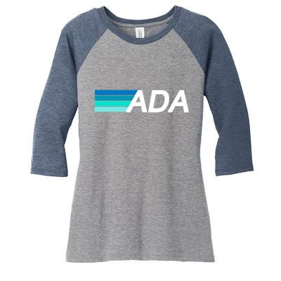 Cardano ADA Cryptocurrency Women's Tri-Blend 3/4-Sleeve Raglan Shirt