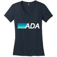 Cardano ADA Cryptocurrency Women's V-Neck T-Shirt