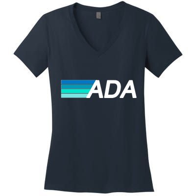 Cardano ADA Cryptocurrency Women's V-Neck T-Shirt