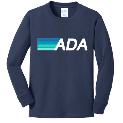 Cardano ADA Cryptocurrency Kids Long Sleeve Shirt