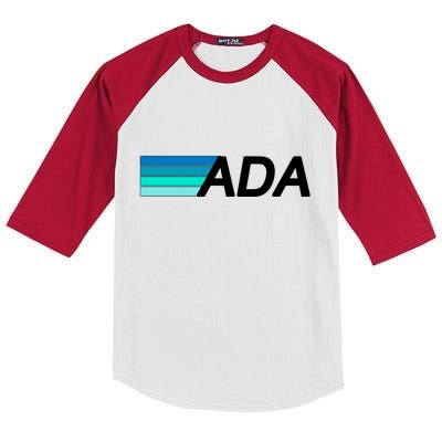 Cardano ADA Cryptocurrency Kids Colorblock Raglan Jersey