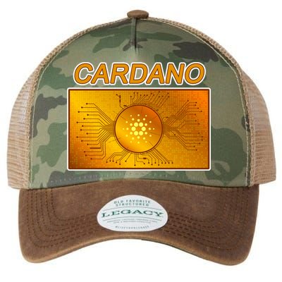 Cardano ADA Cryptocurrency Gold Legacy Tie Dye Trucker Hat