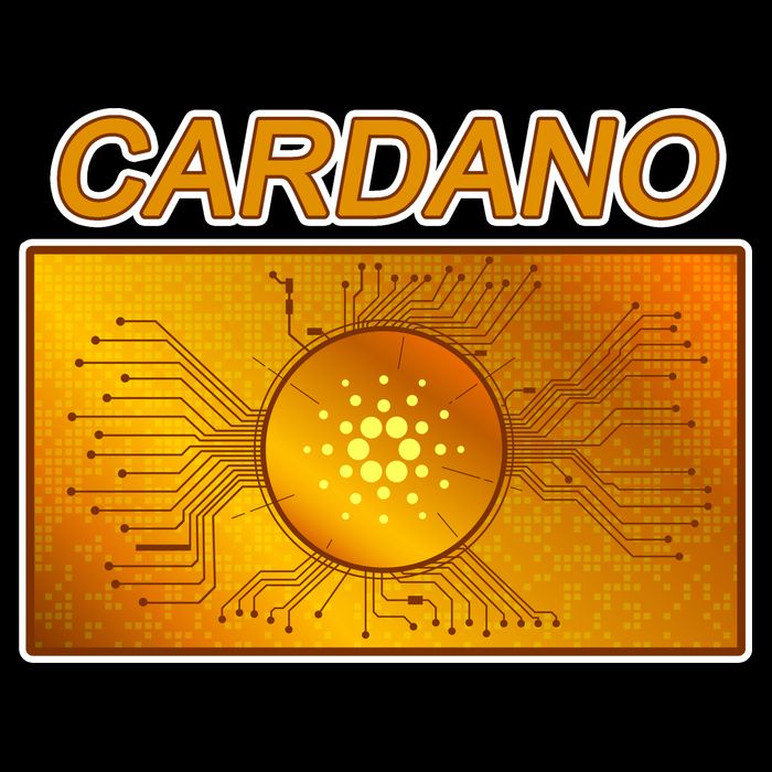 Cardano ADA Cryptocurrency Gold Performance Shirt