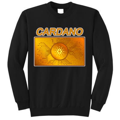 Cardano ADA Cryptocurrency Gold Sweatshirt