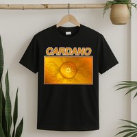 Cardano ADA Cryptocurrency Gold T-Shirt