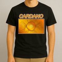 Cardano ADA Cryptocurrency Gold T-Shirt