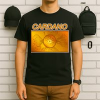 Cardano ADA Cryptocurrency Gold T-Shirt