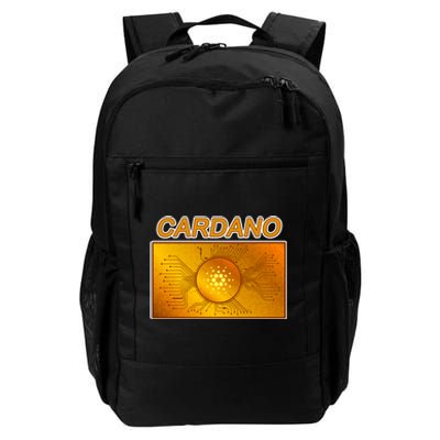 Cardano ADA Cryptocurrency Gold Daily Commute Backpack