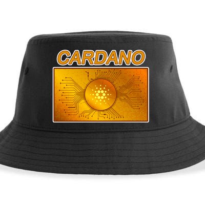 Cardano ADA Cryptocurrency Gold Sustainable Bucket Hat