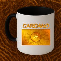 Cardano ADA Cryptocurrency Gold Mug