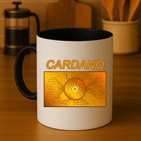 Cardano ADA Cryptocurrency Gold Mug