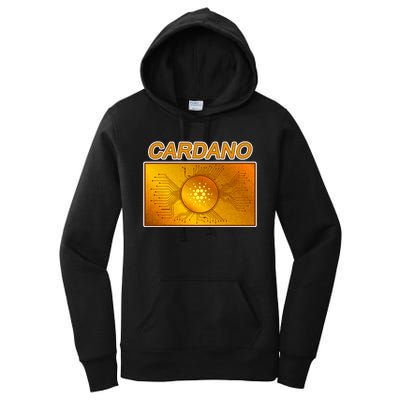 Cardano ADA Cryptocurrency Gold Women's Pullover Hoodie