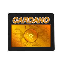 Cardano ADA Cryptocurrency Gold Mousepad