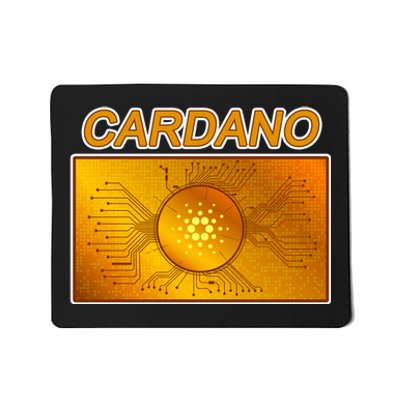 Cardano ADA Cryptocurrency Gold Mousepad