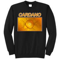 Cardano ADA Cryptocurrency Gold Tall Sweatshirt