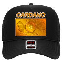 Cardano ADA Cryptocurrency Gold Trucker Hat