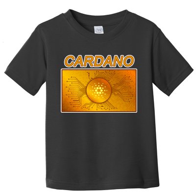 Cardano ADA Cryptocurrency Gold Toddler T-Shirt