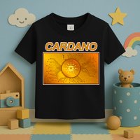 Cardano ADA Cryptocurrency Gold Toddler T-Shirt