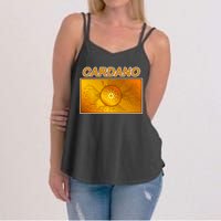 Cardano ADA Cryptocurrency Gold Women's Strappy Tank