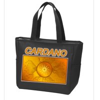 Cardano ADA Cryptocurrency Gold Zip Tote Bag