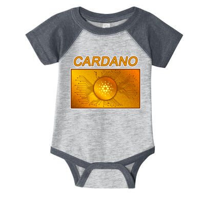 Cardano ADA Cryptocurrency Gold Infant Baby Jersey Bodysuit