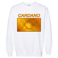 Cardano ADA Cryptocurrency Gold Garment-Dyed Sweatshirt