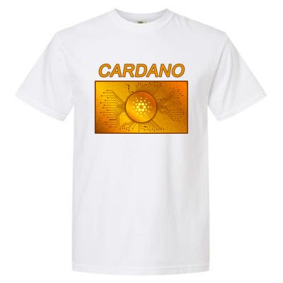 Cardano ADA Cryptocurrency Gold Garment-Dyed Heavyweight T-Shirt