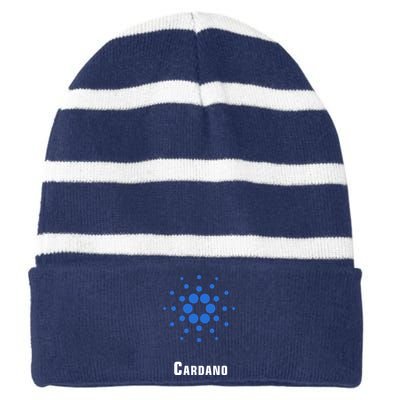 Cardano Classic Striped Beanie with Solid Band