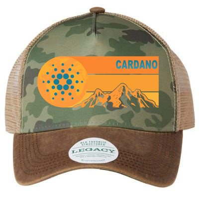 Cardano Crypto mountain  Legacy Tie Dye Trucker Hat