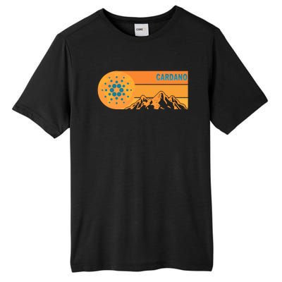 Cardano Crypto mountain  Tall Fusion ChromaSoft Performance T-Shirt