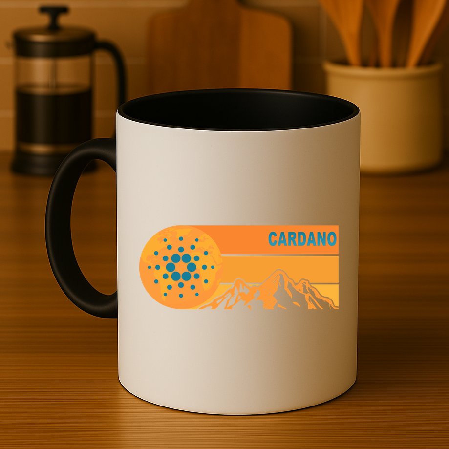 Cardano Crypto mountain  Mug