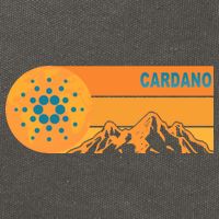 Cardano Crypto mountain  Cotton Canvas Backpack