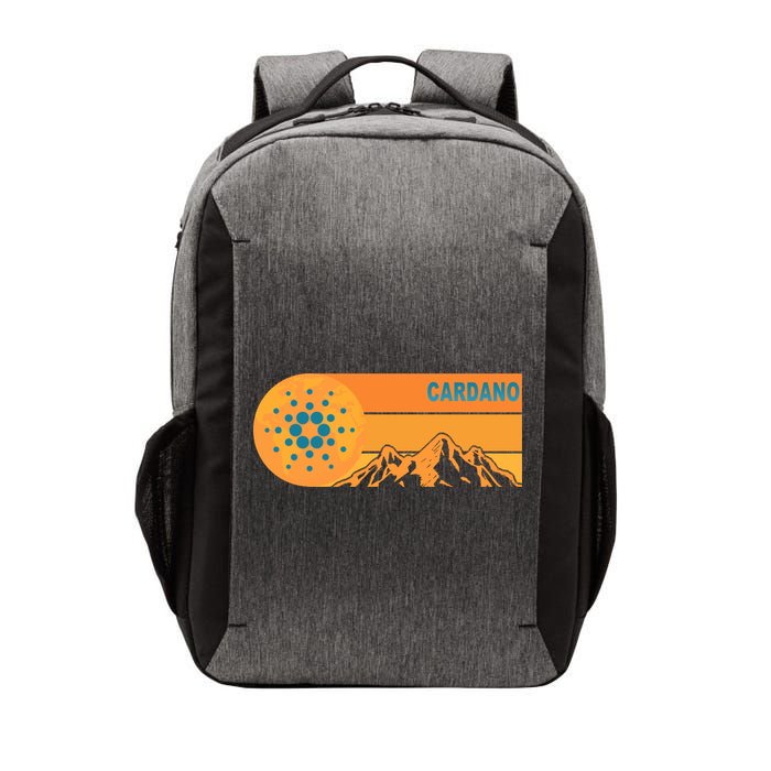 Cardano Crypto mountain  Vector Backpack