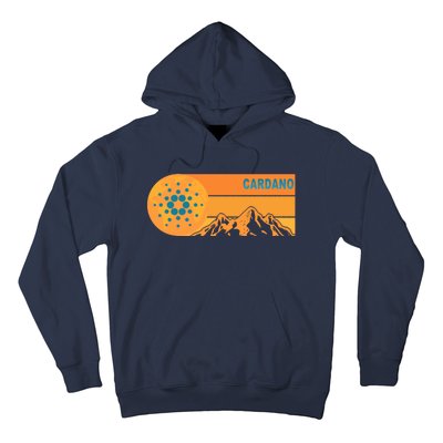 Cardano Crypto mountain  Hoodie