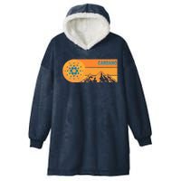 Cardano Crypto mountain  Hooded Wearable Blanket