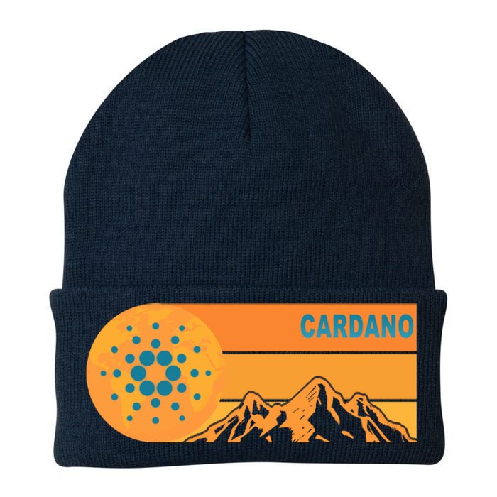 Cardano Crypto mountain  Knit Cap Winter Beanie