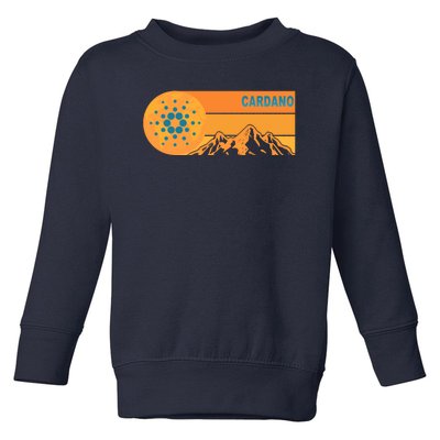 Cardano Crypto mountain  Toddler Sweatshirt