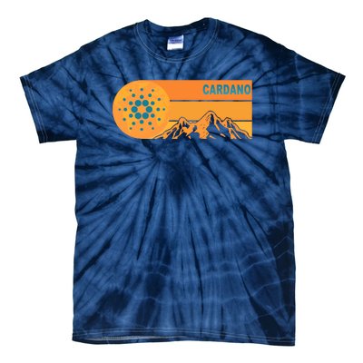 Cardano Crypto mountain  Tie-Dye T-Shirt