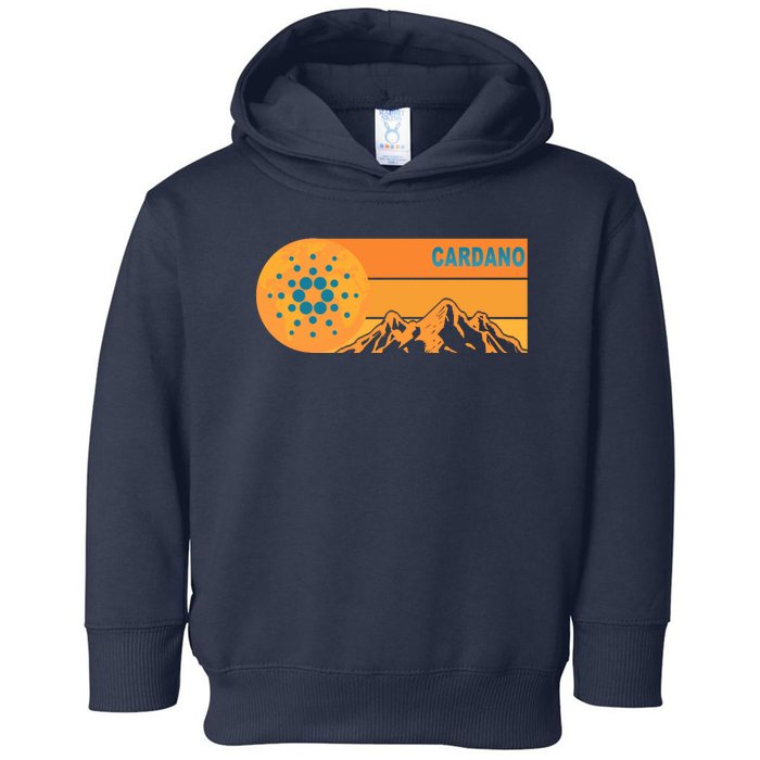 Cardano Crypto mountain  Toddler Hoodie