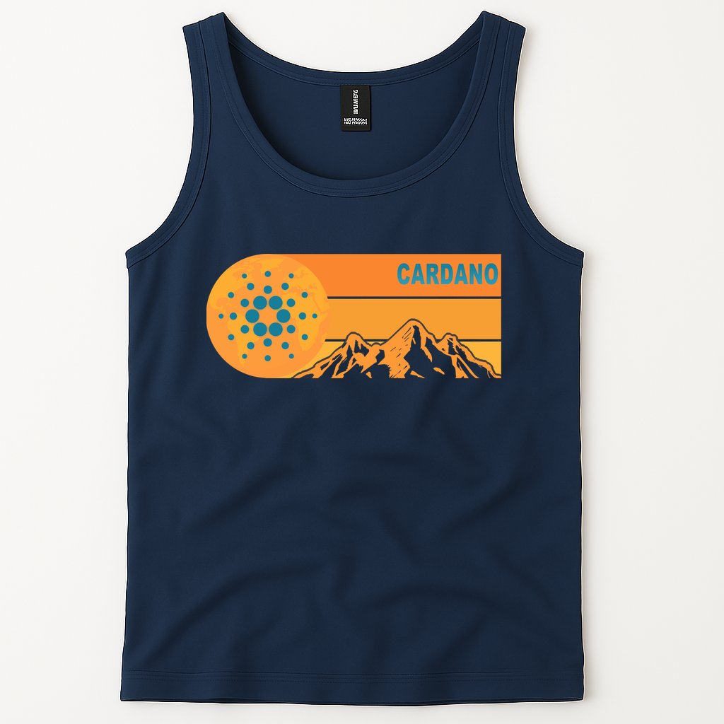 Cardano Crypto mountain  Tank Top