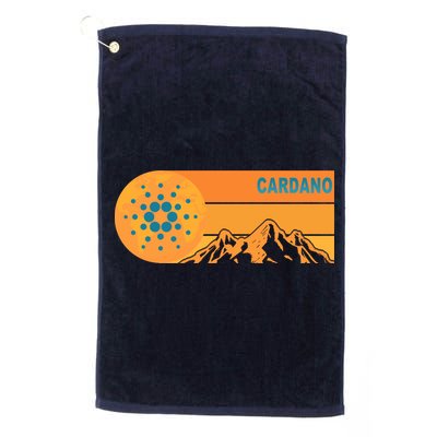 Cardano Crypto mountain  Golf Towel