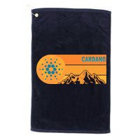 Cardano Crypto mountain  Golf Towel