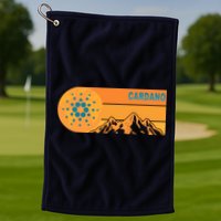 Cardano Crypto mountain  Golf Towel