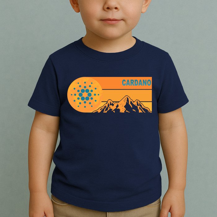 Cardano Crypto mountain  Toddler T-Shirt