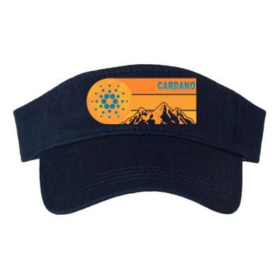 Cardano Crypto mountain  Valucap Bio-Washed Visor