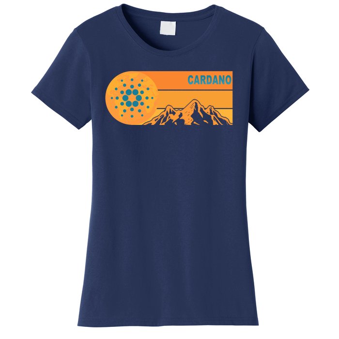 Cardano Crypto mountain  Women's T-Shirt