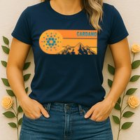 Cardano Crypto mountain  Womens T-Shirt