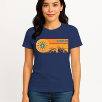 Cardano Crypto mountain  Womens T-Shirt